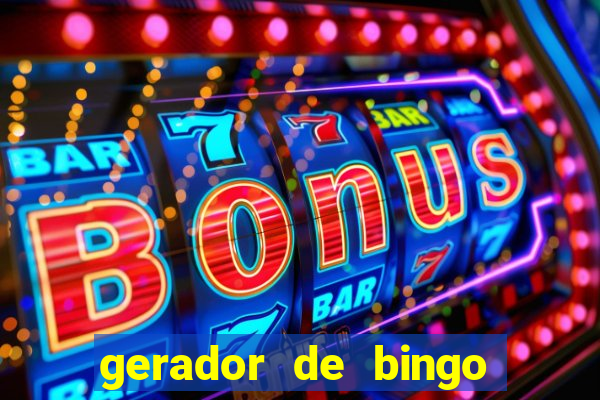 gerador de bingo de palavras